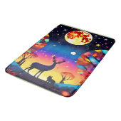 Forest Night Glow Badematte (Schrägansicht)