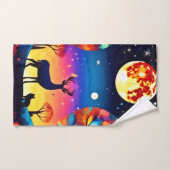 Forest Night Glow Badhandtuch Set (Handtuch)