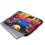 Forest Night Glow Laptopschutzhülle (Vorne Knopf)