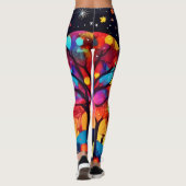 Forest Night Glow Leggings (Rückseite)