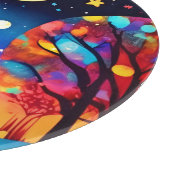 Forest Night Glow Schneidebrett (Ecke)