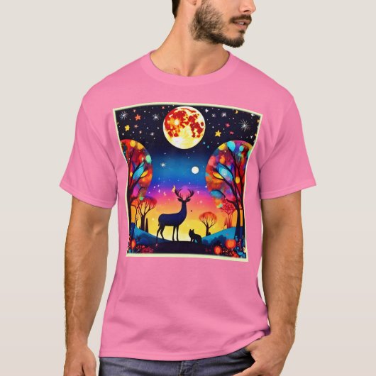 Forest Night Glow T-Shirt (Vorderseite)