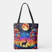 Forest Night Glow Tasche (Rückseite)