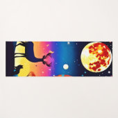 Forest Night Glow Yogamatte (Vorderseite (Horizontal))
