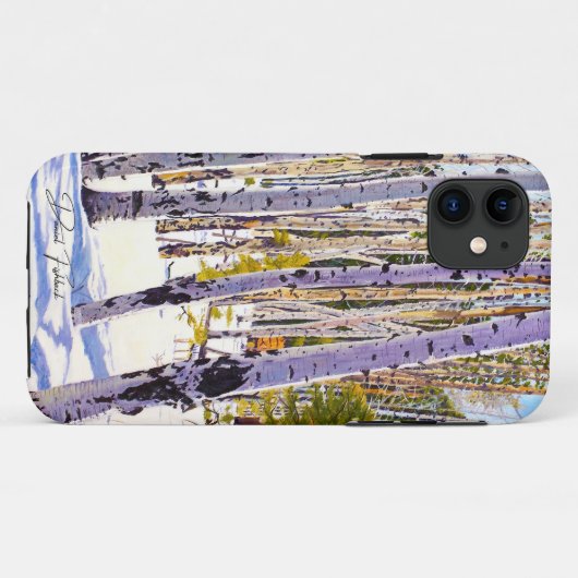 Forest of Aspen Trees Case-Mate iPhone Hülle (Rückseite (Horizontal))