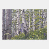 Forest of Aspen Trees Geschenkpapier Set (Vorderseite 2)