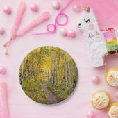 Forest of Aspen Trees Pappteller (Party)