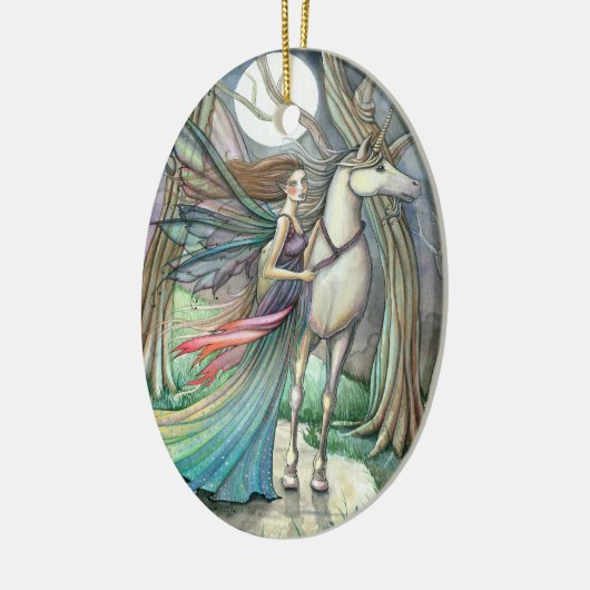 Forest of Dreams Fairy and Unicorn Ornament (Links)