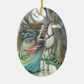 Forest of Dreams Fairy and Unicorn Ornament (Vorne)