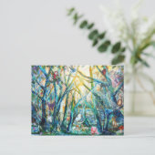 Forest of Life Postcard Postkarte (Stehend Vorderseite)