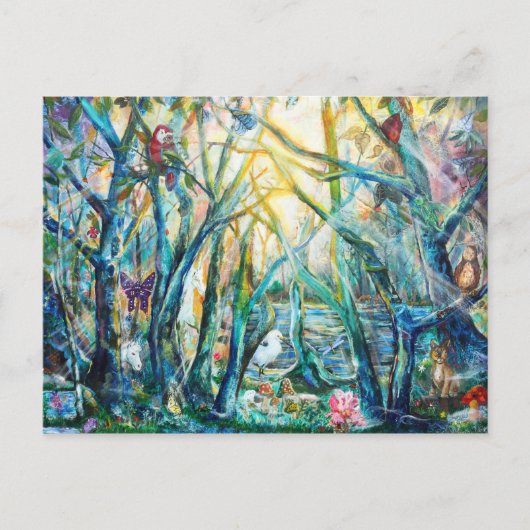 Forest of Life Postcard Postkarte (Vorderseite)