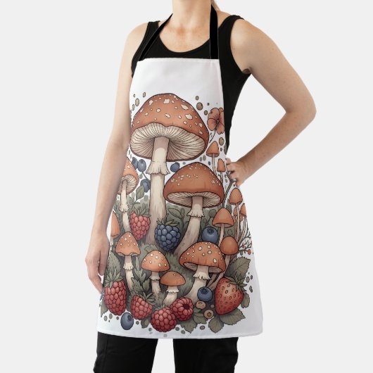 Forest of Mushrooms and Berries Schürze (InSitu)