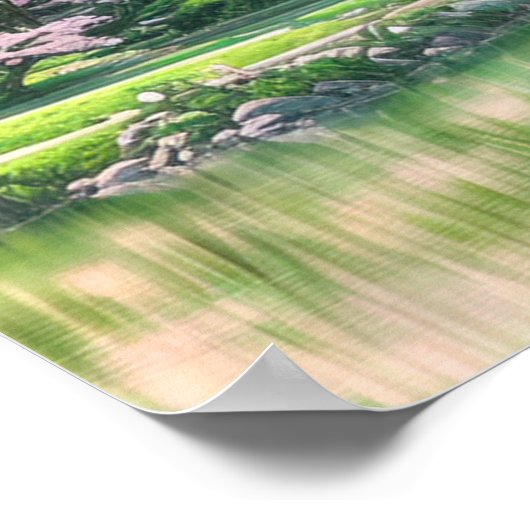 Forest Pagoda Haven Poster (Ecke)