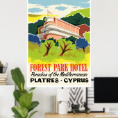 Forest Park Hotel (Platres - Zypern) Poster (Heimbüro)