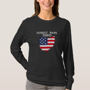 Forest Park Ohio USA Bundesstaat Amerika Reisen Oh T-Shirt