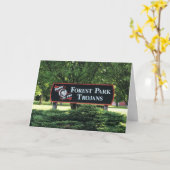 Forest Park Schulraum-Gruß-Karte Karte (Gelbe Blume)