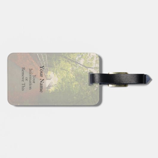 FOREST PATH Herbst 07 - Gepäckanhänger (Rückseite horizontal)