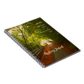 FOREST PATH Herbst 07 - Spiral Foto Notebook Notizblock (Rechte Seite)