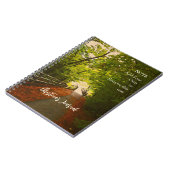 FOREST PATH Herbst 07 - Spiral Foto Notebook Notizblock (Linke Seite)