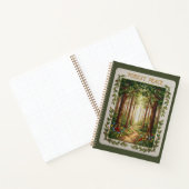 Forest Peace Embroidered Nature Path Journal Notizblock (Innenseite)