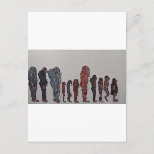 Forest people creation line up postkarte (Vorderseite)