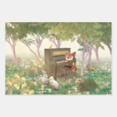 Forest Piano Konzert Geschenkpapier Set (Vorderseite)
