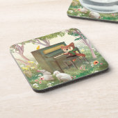 Forest Piano Konzert Getränkeuntersetzer (Linke Seite)