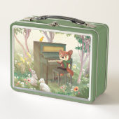 Forest Piano Konzert Metall Brotdose (Vorderseite)