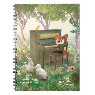 Forest Piano Konzert Notizblock