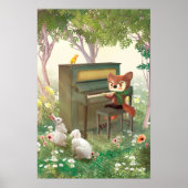 Forest Piano Poster (Vorne)