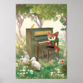 Forest Piano Poster (Vorne)