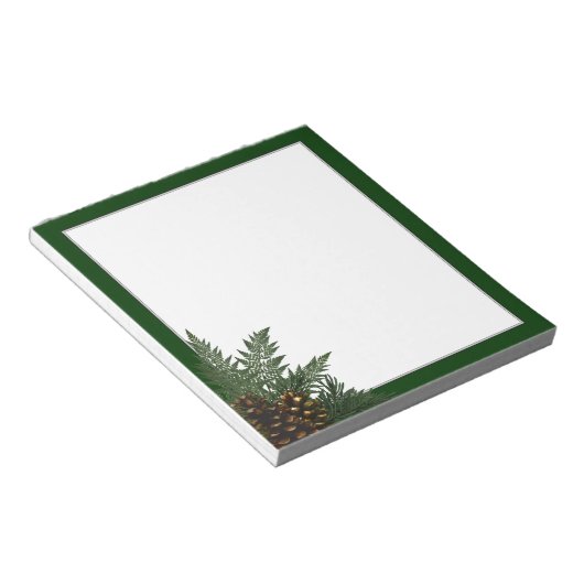 Forest Pine & Ferns Notepad Notizblock (angewinkelt)