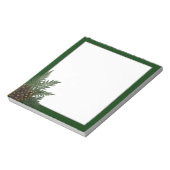 Forest Pine & Ferns Notepad Notizblock (Rotiert)