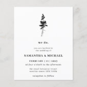 Forest Pine Tree Indie Rustic wir Haushalt Flyer (Vorne)