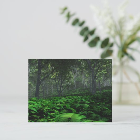 Forest Postcard Postkarte (Stehend Vorderseite)