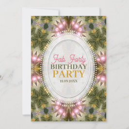 Forest Princess Fab 40 Geburtstagsparty Einladung