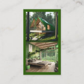 Forest Property Vacacation Rental Picture QR Code Visitenkarte (Vorderseite)