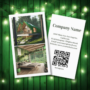 Forest Property Vacacation Rental Picture QR Code Visitenkarte