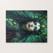 Forest Queen Guardian - Ethereal Nature Fantasy Puzzle (Horizontal)