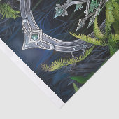 Forest Queen, Silver Crown of Ferns Seidenpapier (Ausschnitt)