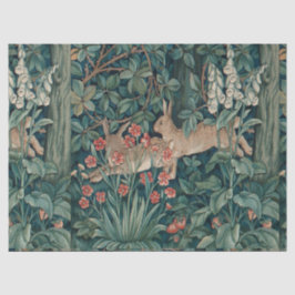 Forest Rabbits Tapestry Seidenpapier