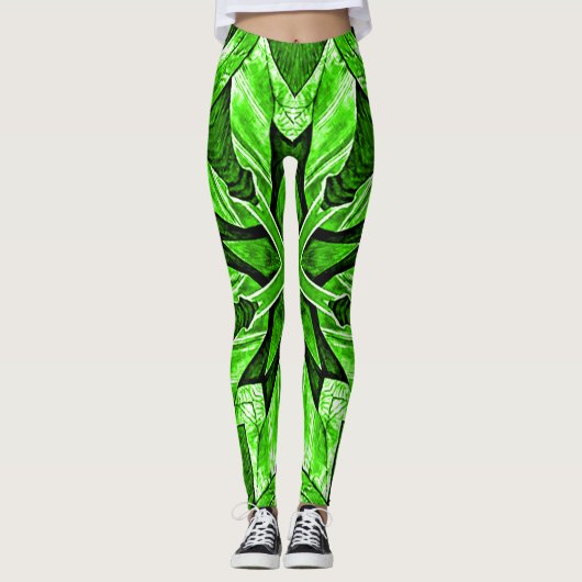 Forest Ranger Queen Metallic Armor Fantasy Legacy Leggings (Vorderseite)