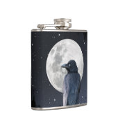 Forest Raven Cold Moon Flachmann (Rechts)