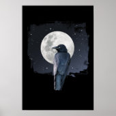 Forest Raven Cold Moon Poster (Vorne)