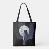 Forest Raven Cold Moon Tasche (Rückseite)