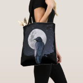 Forest Raven Cold Moon Tasche (Von Nahem)