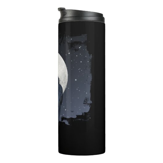 Forest Raven Cold Moon Thermosbecher (Nach rechts gedreht)