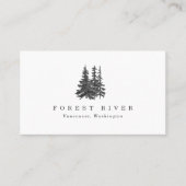 Forest River Rustic Visitenkarte (Vorderseite)