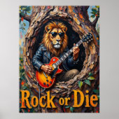 Forest Rocker: Löwens Den Poster (Vorne)