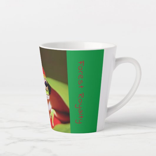 Forest Royalty - Latte Tasse (Rechts)